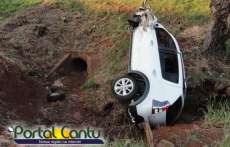 Laranjeiras - Acidente na 227 deixa motoqueiro gravemente ferido