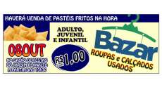 Guarania&ccedil;u - Neste s&aacute;bado dia 08, tem bazar e pastelada no Jardim Planalto