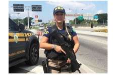 Policial Rodovi&aacute;ria Federal paranaense faz sucesso nas redes sociais com corp&atilde;o. Veja fotos