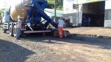 Nova Laranjeiras - Constru&ccedil;&atilde;o dos meios fios da marginal