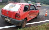 Laranjeiras - Acidente é registrado no trevo da BR 158