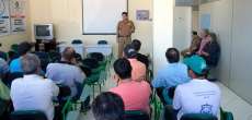 Pinh&atilde;o - Vigilantes do munic&iacute;pio participam de palestra com Pol&iacute;cia Militar