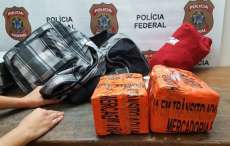 Funcion&aacute;rio de companhia a&eacute;rea &eacute; preso tentando levar droga em voo