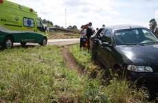 Laranjeiras - Acidente na 277 deixa duas pessoas feridas