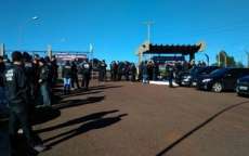 Catanduvas - Agentes federais fazem protesto