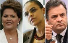 Nova pesquisa Datafolha mostra Dilma com 40%, Marina, 24%, e A&eacute;cio, 21%