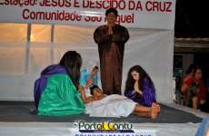 Laranjeiras - Multidão de fiéis faz procissão da matriz até o santuário