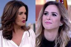 F&aacute;tima Bernardes d&aacute; fora em Tat&aacute; Werneck ap&oacute;s pergunta da atriz sobre namoro