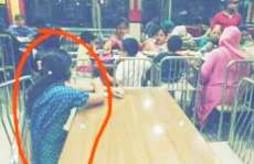 Foto de bab&aacute; isolada em restaurante gera indigna&ccedil;&atilde;o