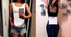 Mulheres tentam ter cintura menor que folha de papel A4 para novo desafio na web