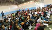 Palmital - Alunos do 4º e 5º ano participam de evento realizado pela Prefeitura em parceria com o Sesc