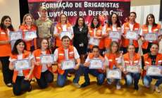 Tr&ecirc;s Barras - Cerim&ocirc;nia de Encerramento do Curso de Brigadista Comunit&aacute;rio foi realizado na &uacute;ltima quinta, dia 12