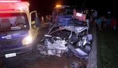 No Paran&aacute; carro na contram&atilde;o deixa 2 mortos e 7 feridos em Antonina, na BR-116