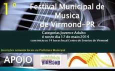 Virmond - Confira os vencedores do 1&deg; Festival Municipal de Musicas