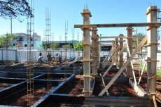 Laranjeiras - Obra da Feira do Produtor está a todo vapor na Praça José Nogueira do Amaral