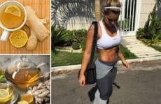 Ch&aacute; verde com gengibre e laranja emagrece e fez Kelly Key secar 13 kg