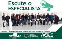 Laranjeiras - Relacionamento com o cliente foi o tema da segunda palestra do Escute o Especialista