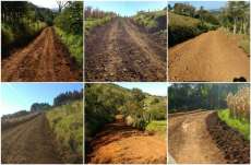 Rio Bonito - Maquin&aacute;rio da Prefeitura conclui adequa&ccedil;&atilde;o de mais estradas no interior