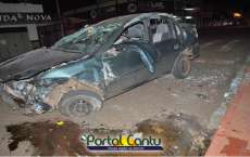 Laranjeiras - Grave acidente é registrado no centro da cidade na madrugada deste domingo, dia 07