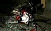 Laranjeiras - Carro arrasta moto por mais de 1,5 km na 277