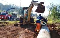 Laranjeiras - Prefeitura começa pelo Santo Antônio de Pádua as obras de galerias pluviais na Santos Dumont