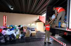 Estado envia cobertores, roupas e alimentos para as v&iacute;timas da chuva