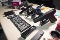 Mulher viajava com quatro pistolas amarradas ao corpo