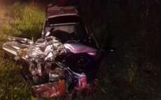 Av&oacute; morre e dois netos ficam gravemente feridos em acidente