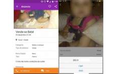 Pai coloca beb&ecirc; &agrave; venda em site de ofertas na internet