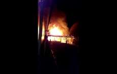 Catanduvas - Resid&ecirc;ncia &eacute; totalmente destru&iacute;da pelo fogo na noite deste s&aacute;bado dia 08