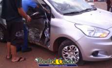 Laranjeiras - Acidente na BR 277 deixou mulher gravemente ferida