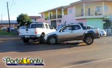 Guarania&ccedil;u - Batida forte entre Ranger e Strada na tarde desta quarta no centro