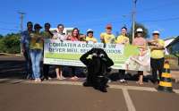 Virmond - Secretariade Saúde realizou blitz educativa na Campanha de Prevenção e Combate à Dengue