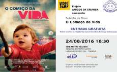 Laranjeiras - Instituto São José em parceria com a Secretaria de Educação exibe filme “O Começo da Vida”