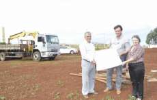 Catanduvas - Prefeita Noemi visita obras em andamento no munic&iacute;pio