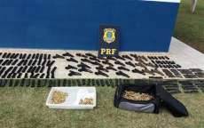 PRF faz a segunda maior apreens&atilde;o de armas e muni&ccedil;&otilde;es