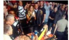 Mulher de Vitor Belfort registra sa&iacute;da de Spider na maca e vira alvo de cr&iacute;ticas na web
