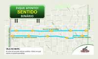 Laranjeiras - Sentido binário da XV de Novembro e Marechal Rondon serão ampliados a partir deste sábado dia 24