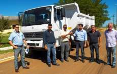 Reserva do Iguaçu - Município recebe caminhão basculante zero quilômetro através de emenda parlamentar