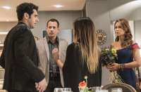 'Haja Cora&ccedil;&atilde;o': Tancinha e Beto encontram Apolo e Tamara em jantar de fam&iacute;lia