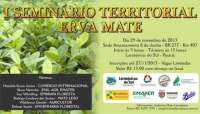 Laranjeiras - 1° Seminário de Erva-Mate da Cantu será dia 29 de novembro