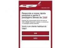 Golpe no WhatsApp oferece passagens a&eacute;reas