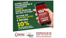 Cooperados da Sicredi Grandes Lagos t&ecirc;m facilidades em cursos da Cetec/Uninter