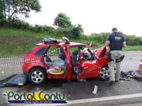 Guarania&ccedil;u - Grave acidente na BR 277 deixa um morto - Veja V&iacute;deo