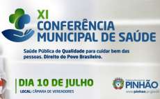 Pinh&atilde;o - Acontece nesta sexta, dia 10 a XI Confer&ecirc;ncia da Sa&uacute;de