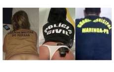 Fotos sensuais com pessoas vestidas com roupas da pol&iacute;cia est&atilde;o virando moda no Paran&aacute;