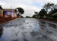 Palmital - Secretaria de Obras, iniciou a aplicação na pista de Concreto Betuminoso Usinado a Quente (CBUQ)