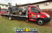 Nova Laranjeiras - No último sábado dia 22, em grave acidente, automóvel se choca com árvore