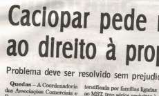 Quedas - CACIOPAR emite nota sobre poss&iacute;vel invas&atilde;o em terras da Araupel