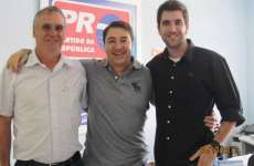 Danilo Giacobo, deputado Fernando e o vereador eleito Daniel Giacobo